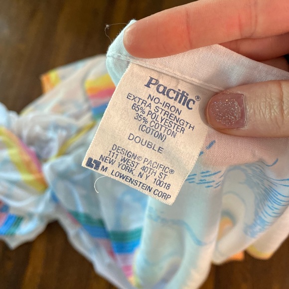 🌈Vintage pacific rainbow flat sheet🌈 - Picture 5 of 7